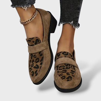 Zapatos Mujer Elegantes Estampado Animal Ajuste Clásico