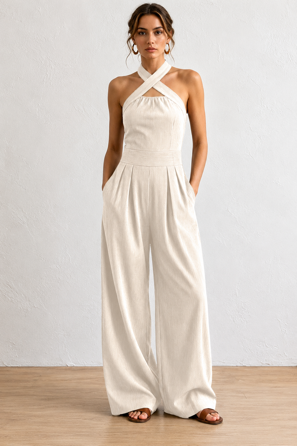 Mono Mujer Escote Cruzado Ajuste Elegante - Mavetta