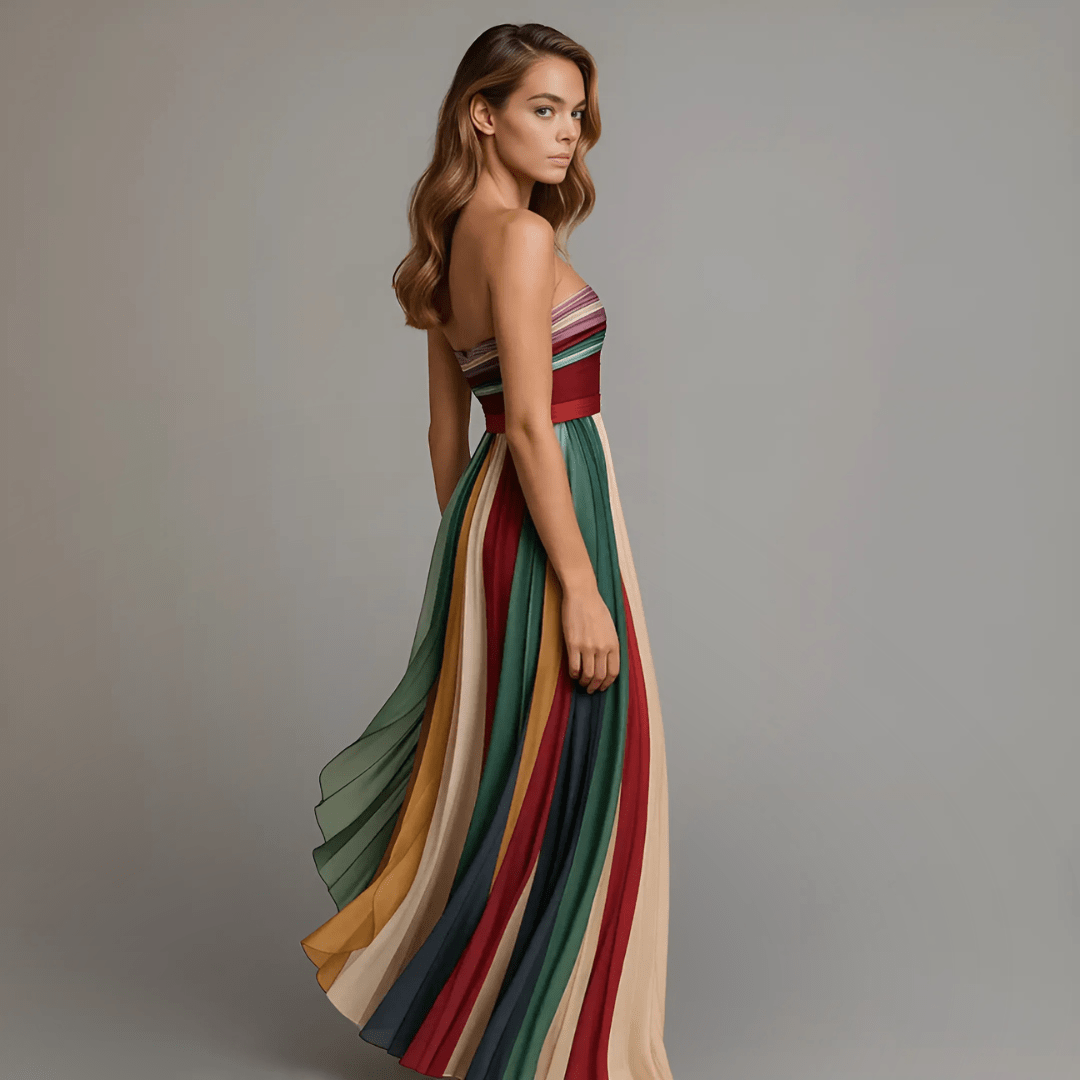 Vestido Mujer Ligero Sin Mangas Estilo Verano