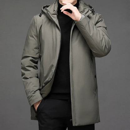 Chaqueta hombre invierno acolchada confortable y cálida