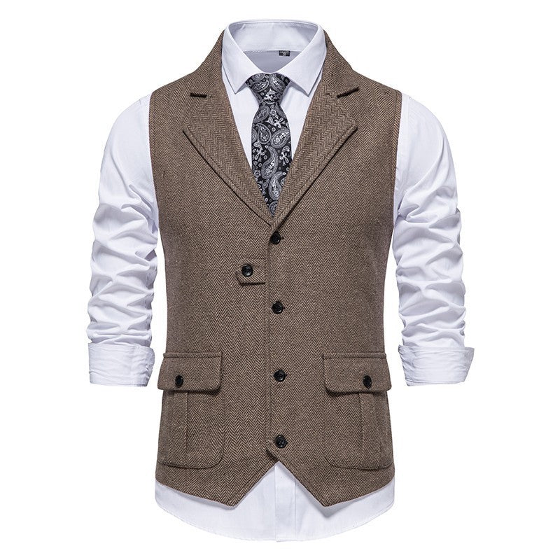 Chaleco Hombre Formal Botones Diseño Clásico - Mavetta