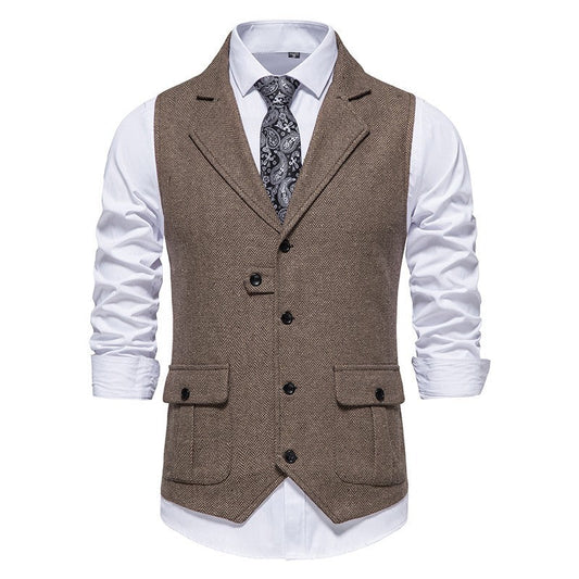 Chaleco Hombre Formal Botones Diseño Clásico - Mavetta