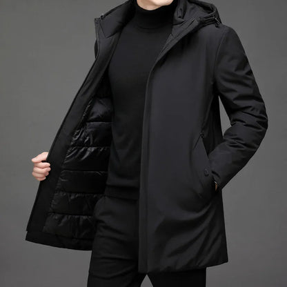 Chaqueta hombre invierno acolchada confortable y cálida