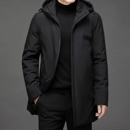 Chaqueta hombre invierno acolchada confortable y cálida