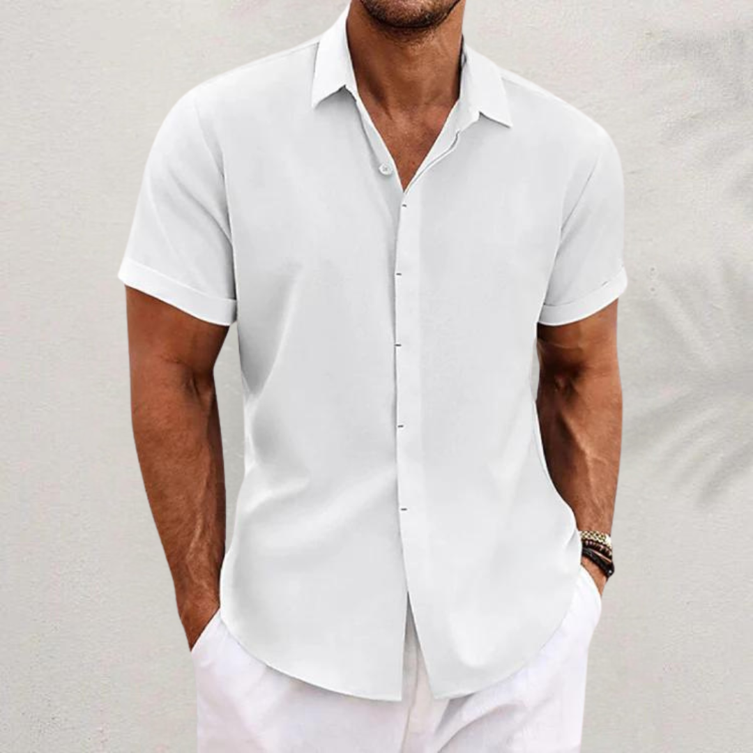 Camiseta hombre ligera transpirable verano estilo casual cómoda