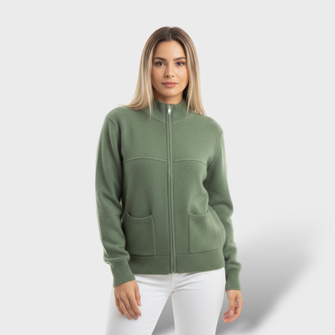 Jersey Mujer de Lana Merino Suave Ajuste Clásico