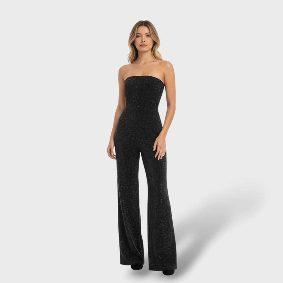 Conjunto Mujer Brillante Jeans Cintura Alta - Mavetta