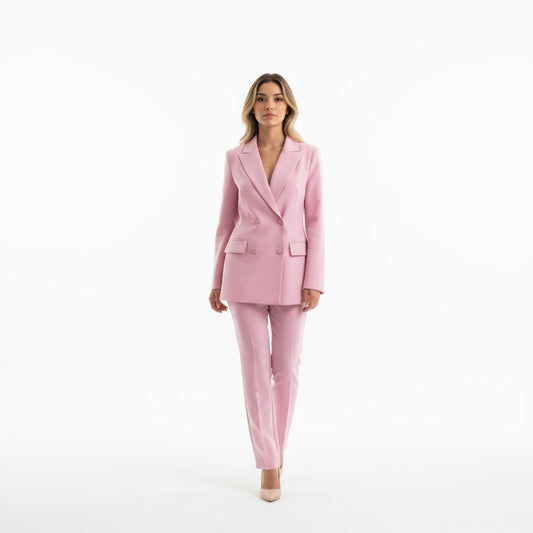 Conjunto Mujer Blazer y Pantalón Corte Recto - Mavetta