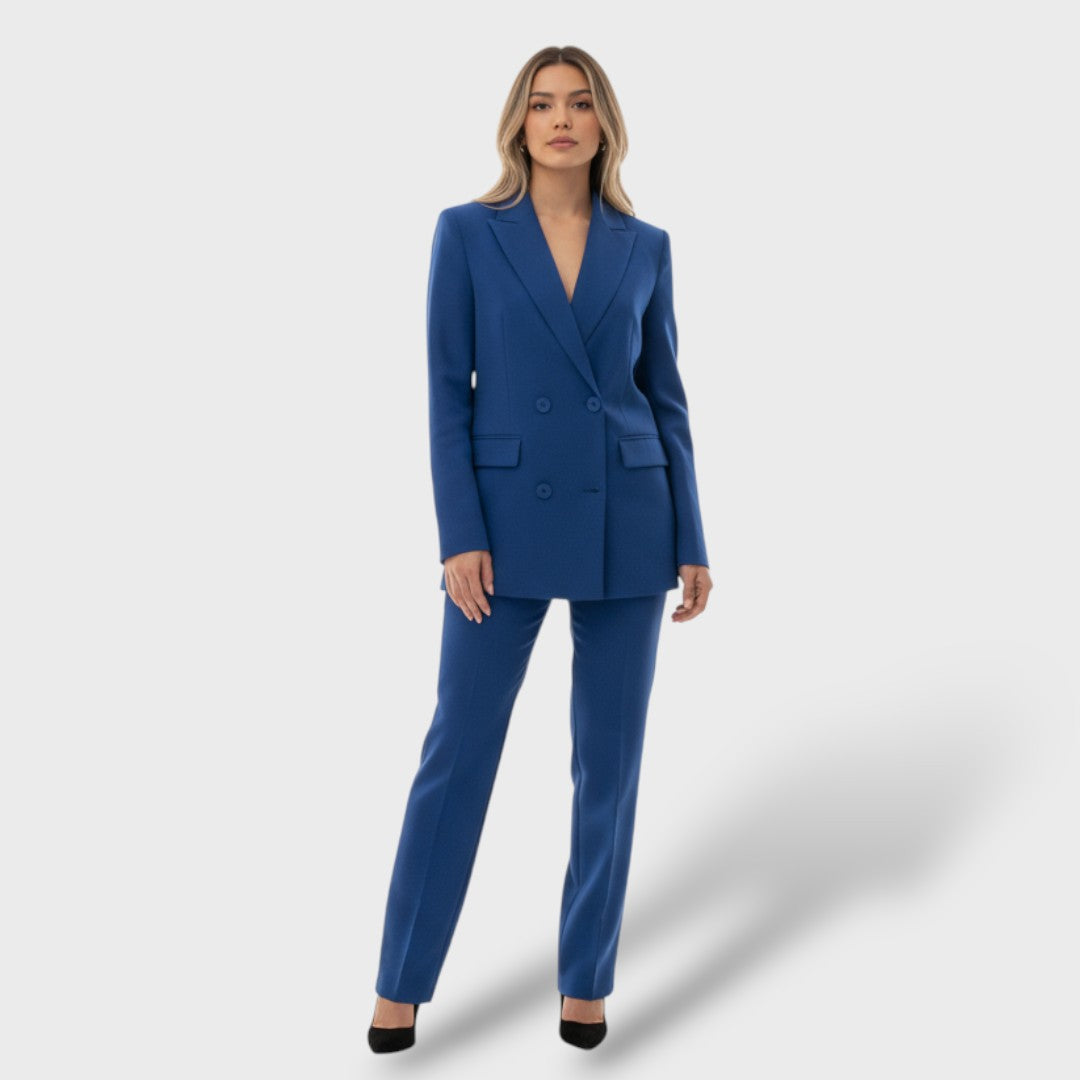 Conjunto Mujer Blazer y Pantalón Corte Recto