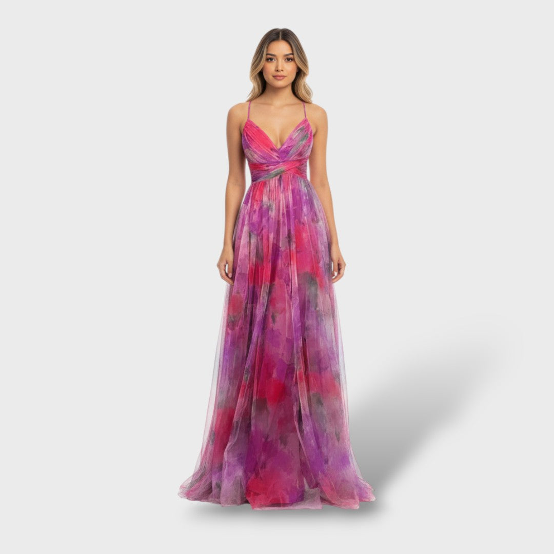 Vestido Mujer Estampado Floral Casual Elegante