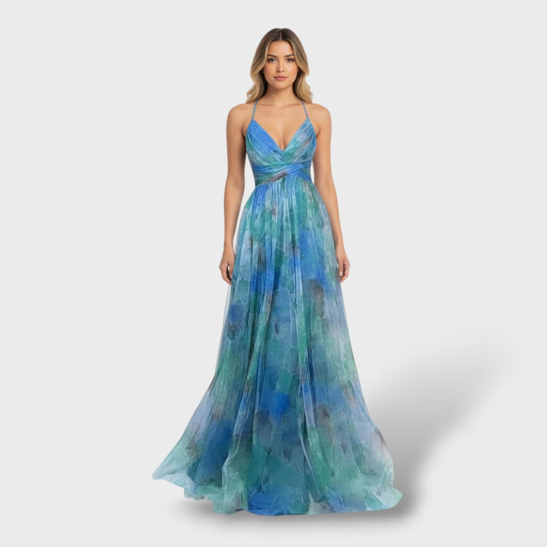 Vestido Mujer Estampado Floral Casual Elegante