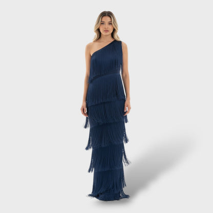 Vestido largo mujer con borlas estilo elegante - Mavetta