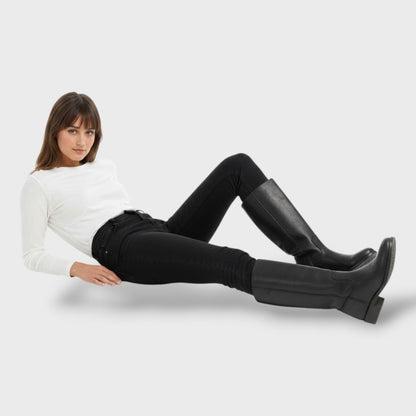 Botas Altas Mujer Suela Estructurada Diseño Elegante