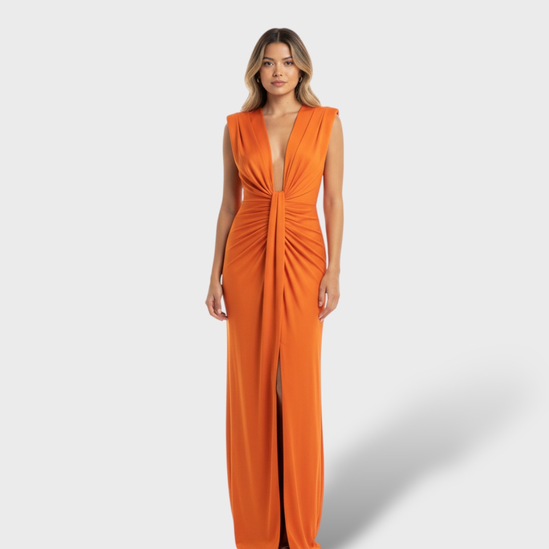 Vestido Largo Mujer Fiesta Ajuste Elegante