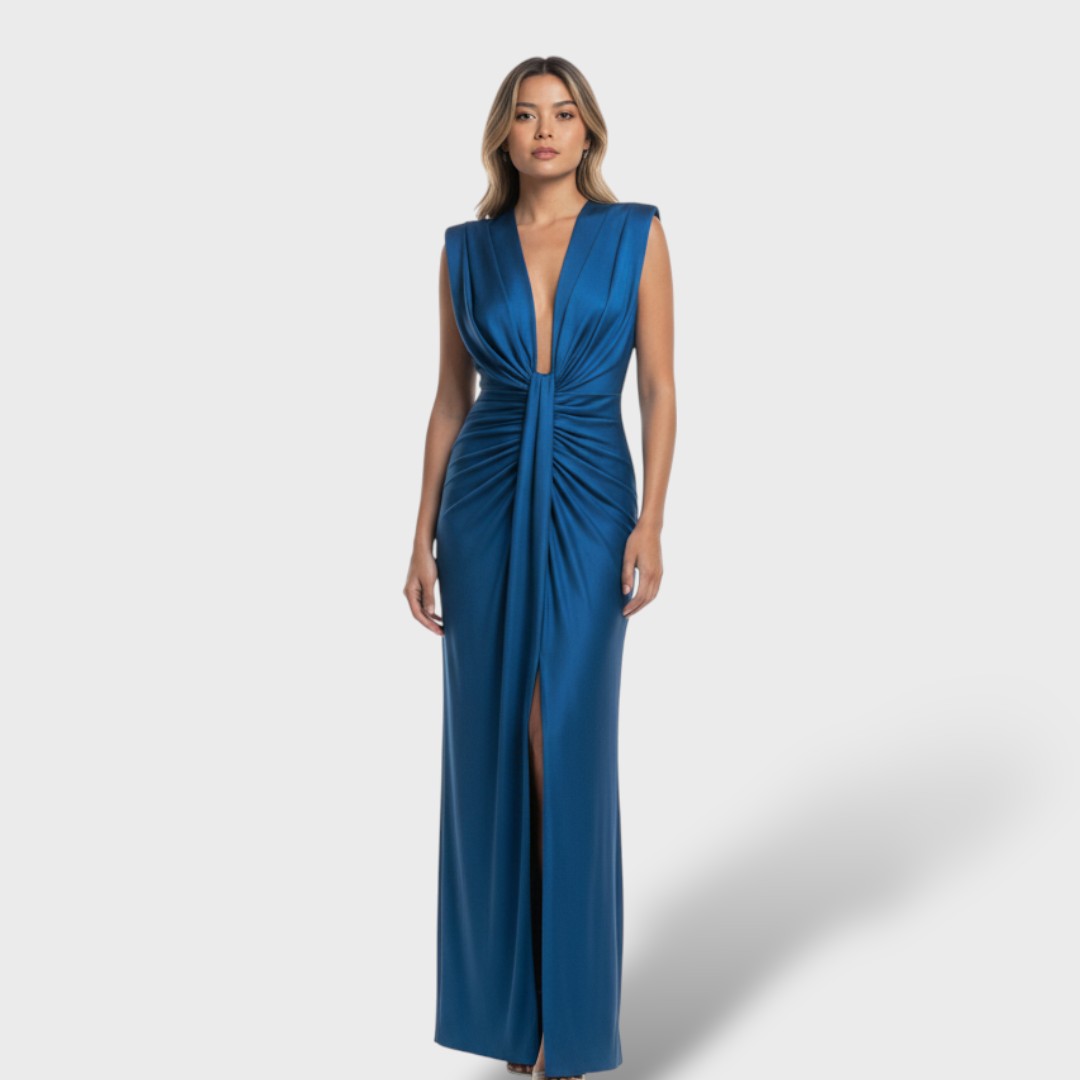 Vestido Largo Mujer Fiesta Ajuste Elegante - Mavetta