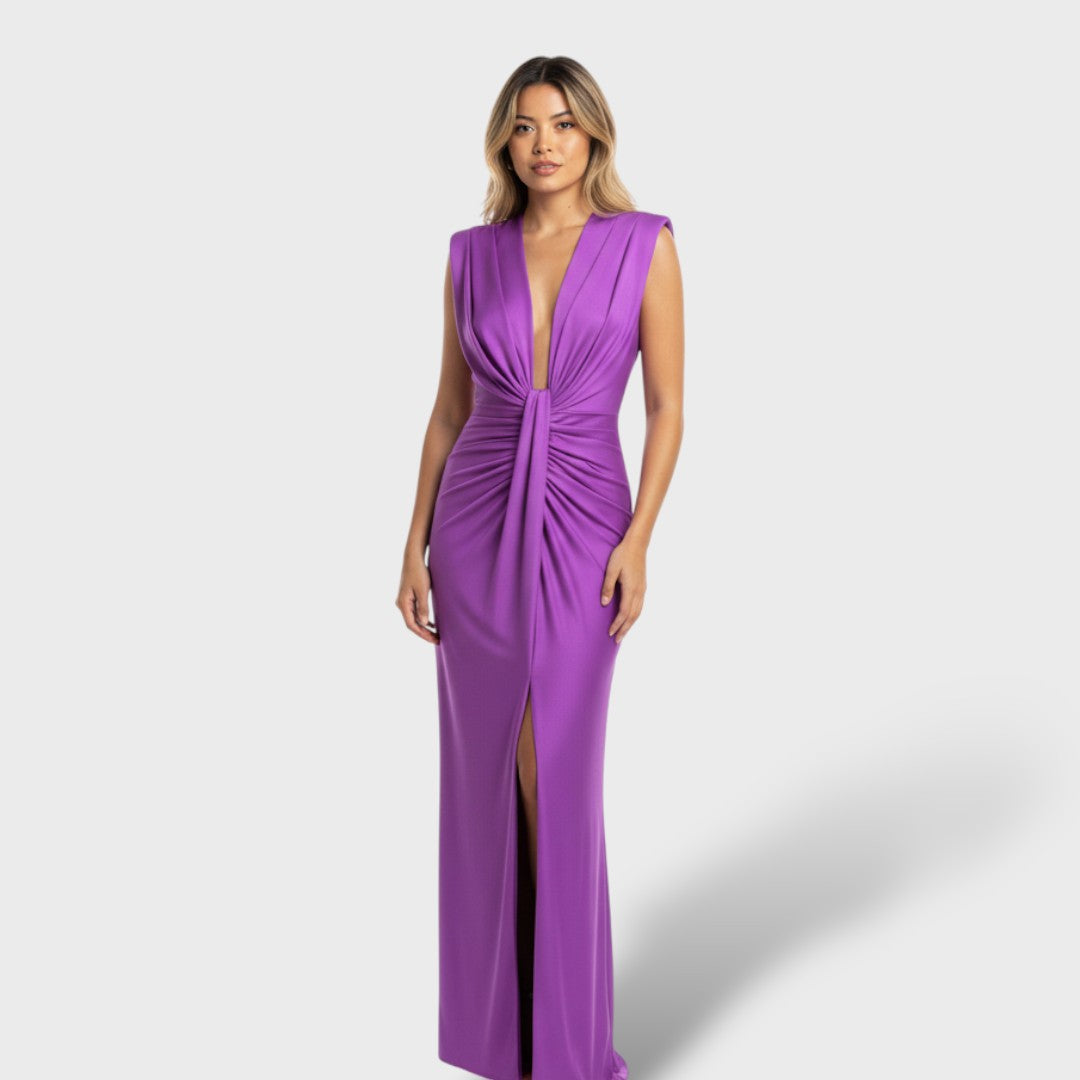 Vestido Largo Mujer Fiesta Ajuste Elegante