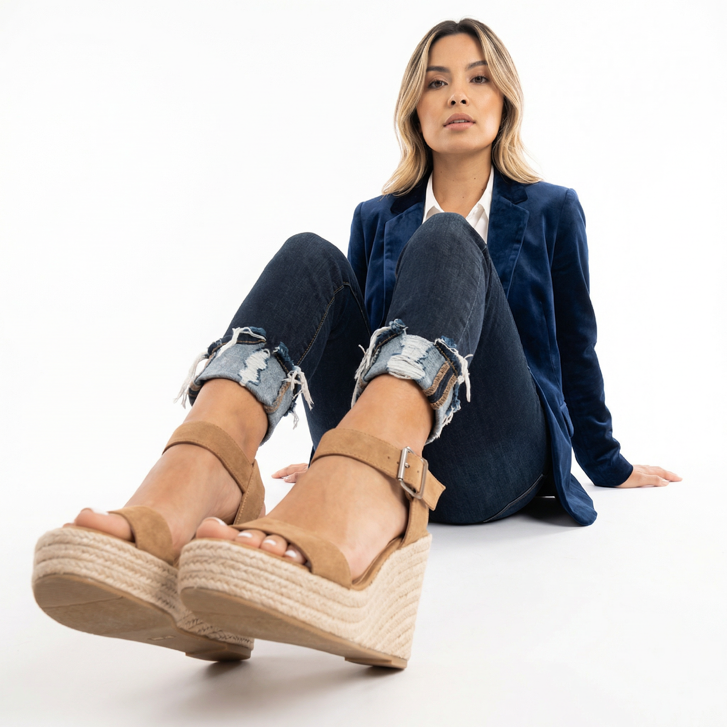 Sandalias Mujer Tacón Comodas Ajuste Elegante