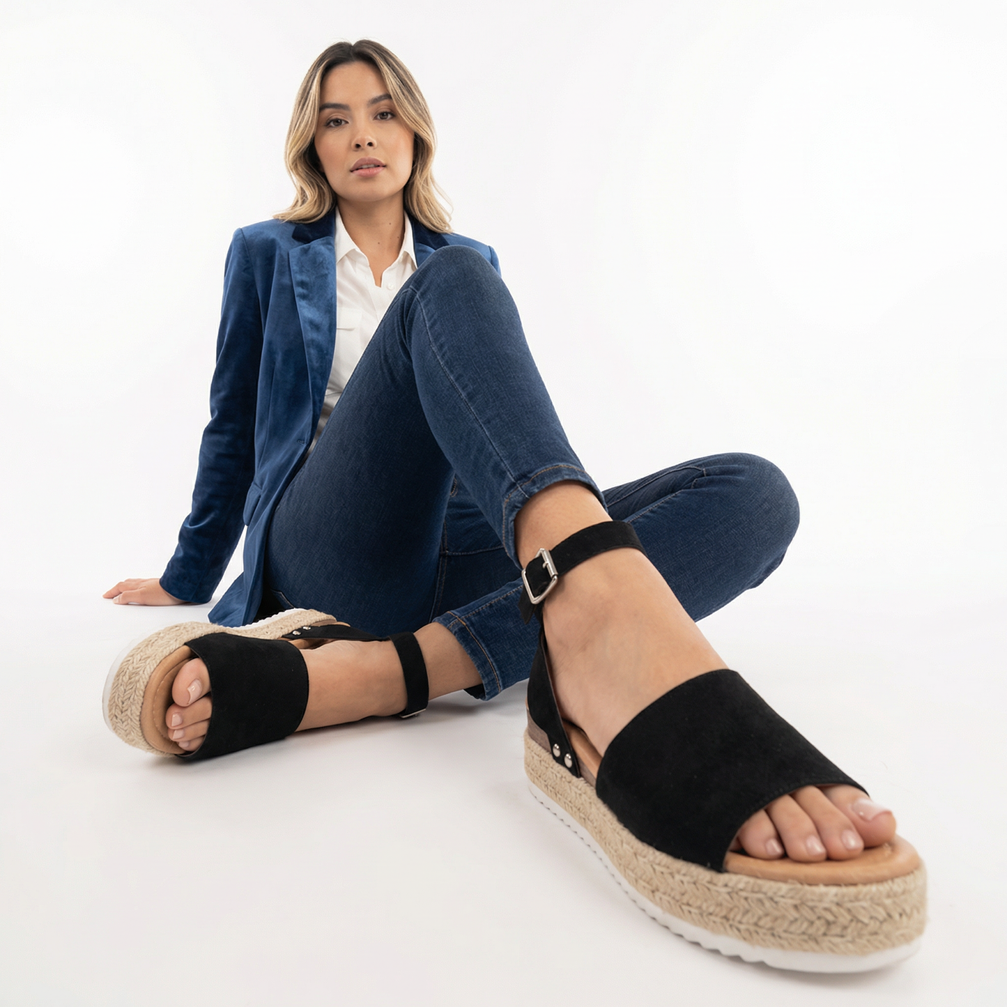 Sandalias Mujer Plataforma Alta Diseño Elegante