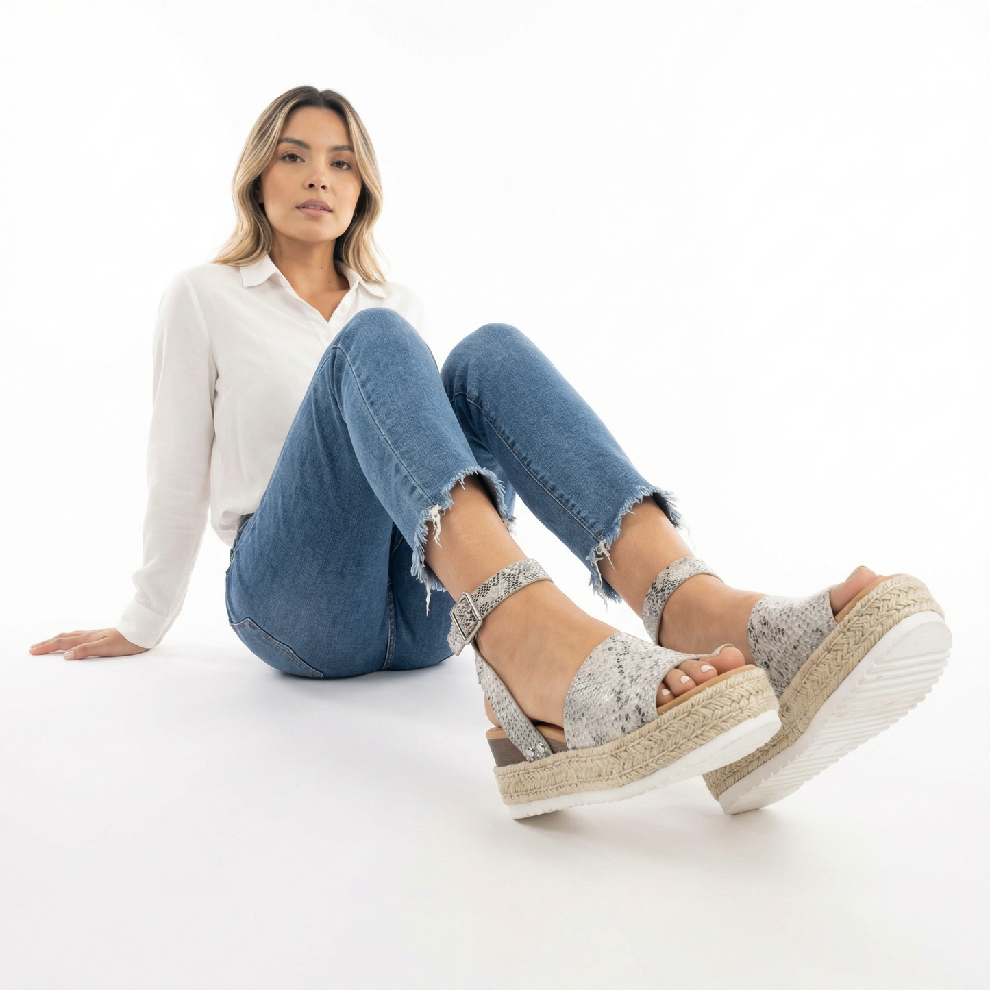 Sandalias Mujer Plataforma Alta Diseño Elegante