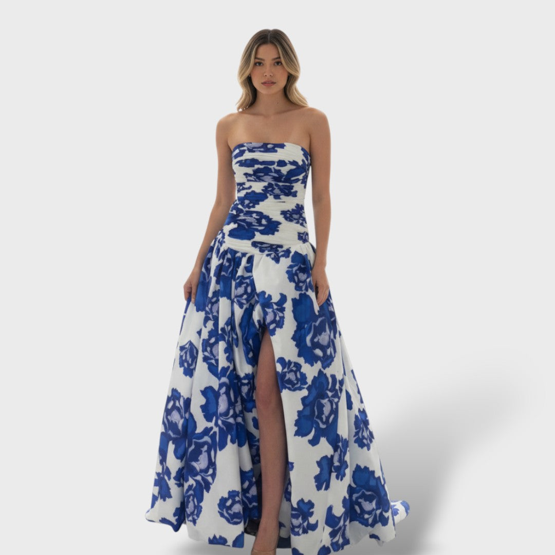 Vestido Maxi Mujer de Tela Ligera Estilo Floral - Mavetta
