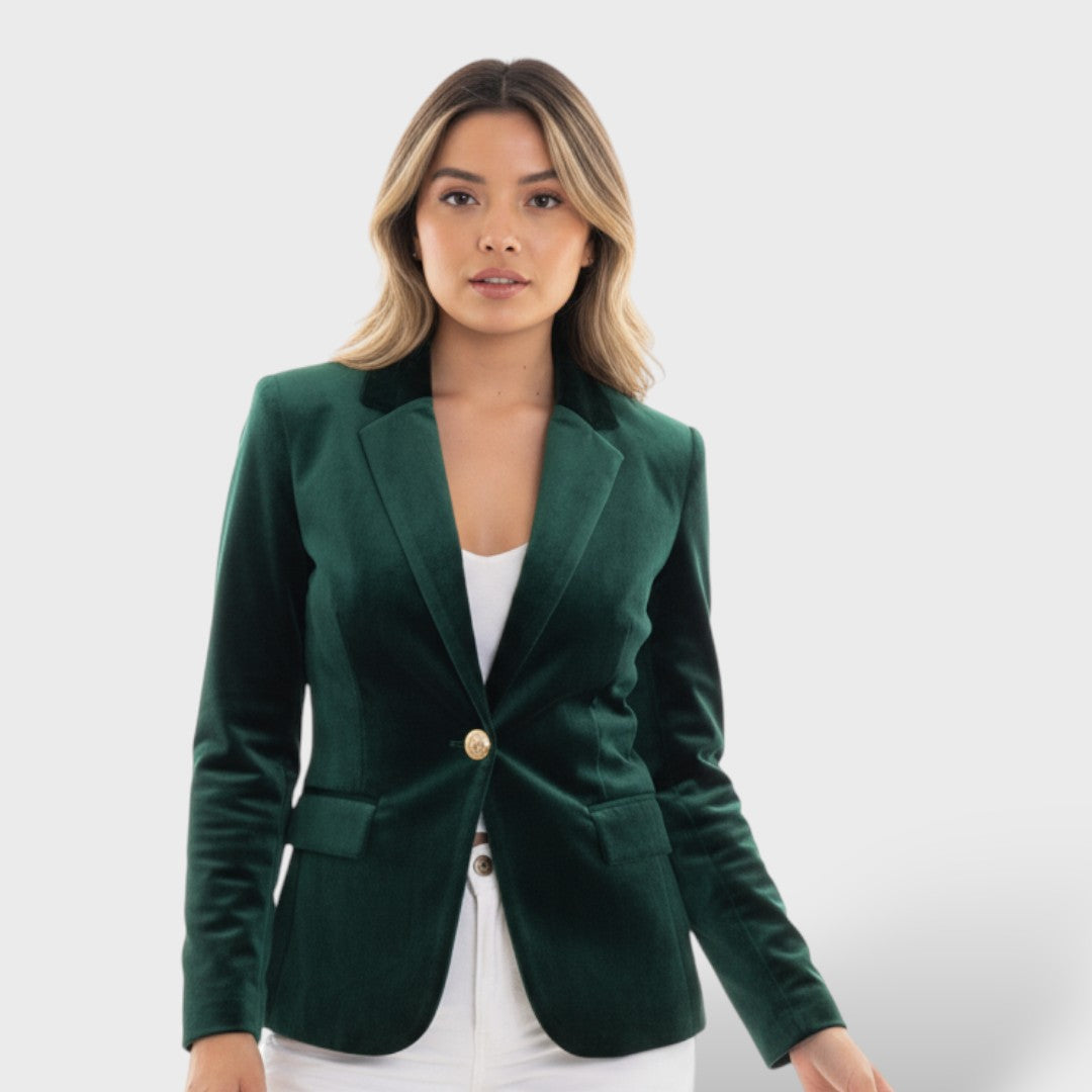 Blazer Mujer con Botones Corte Clásico
