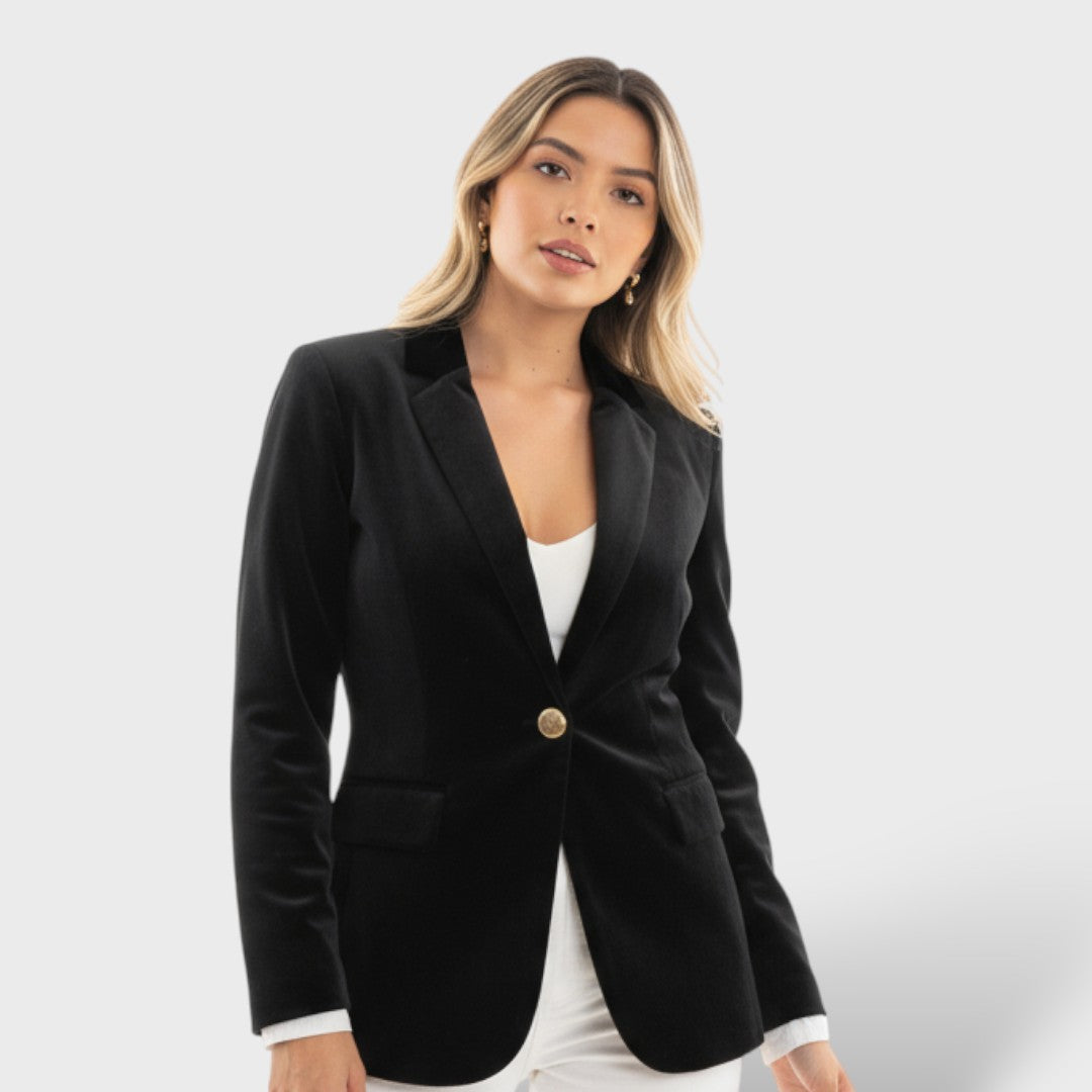 Blazer Mujer con Botones Corte Clásico - Mavetta