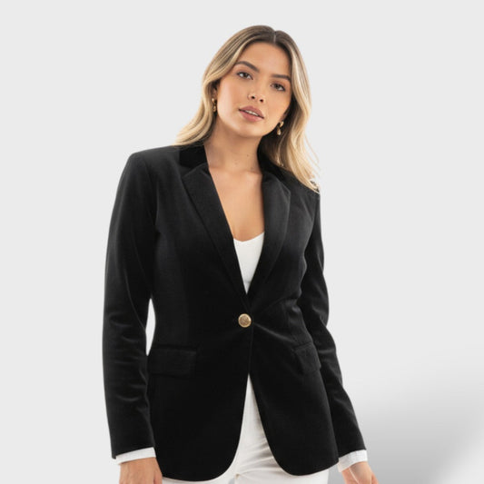Blazer Mujer con Botones Corte Clásico - Mavetta