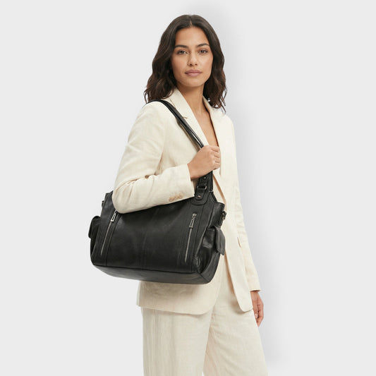 Bolso Mujer de Hombro Grande con Cremallera - Mavetta