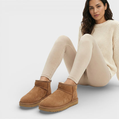 Botas de Invierno de Ante Forradas