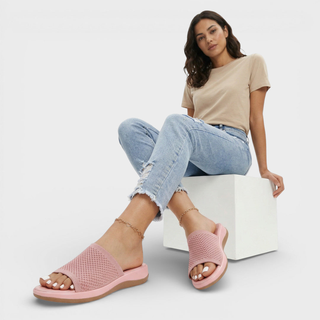 Sandalias Plataforma Mujer Slide Suaves