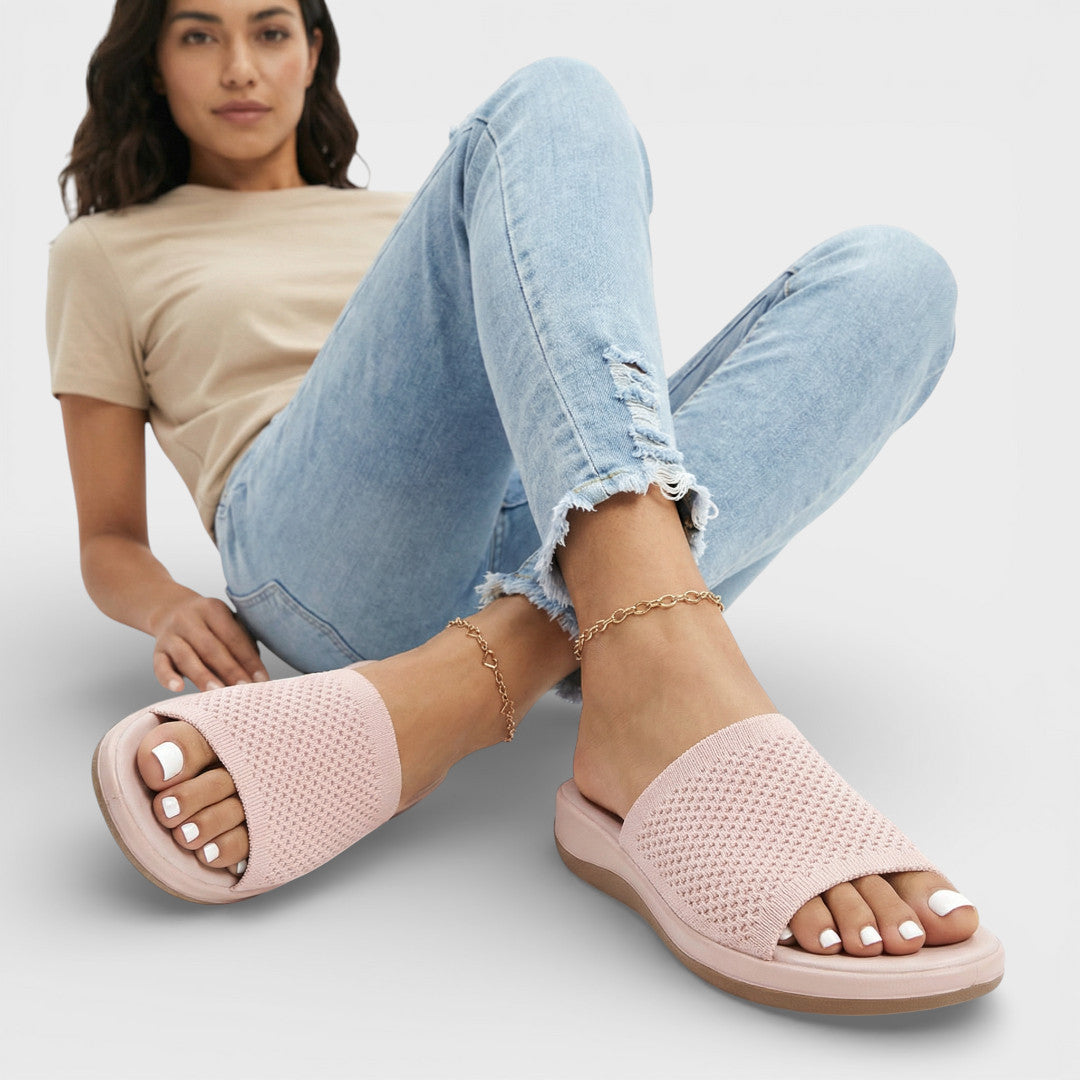 Sandalias Plataforma Mujer Slide Suaves