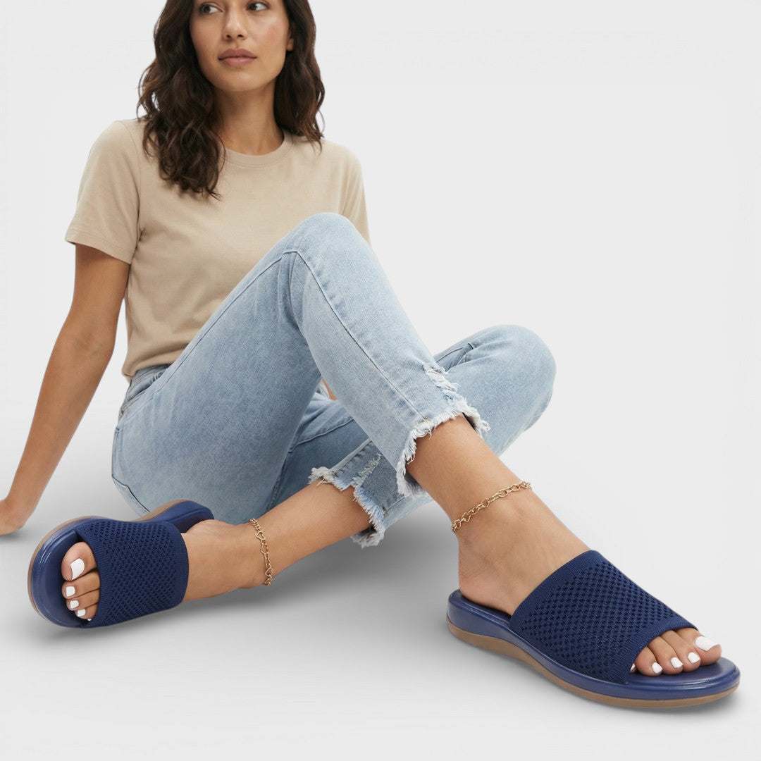 Sandalias Plataforma Mujer Slide Suaves