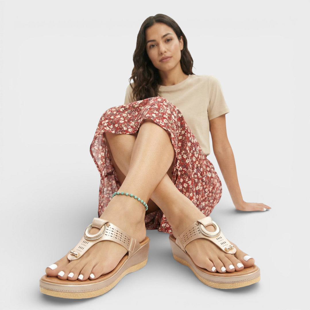 Sandalias Mujer Cuña Plataforma Comoda
