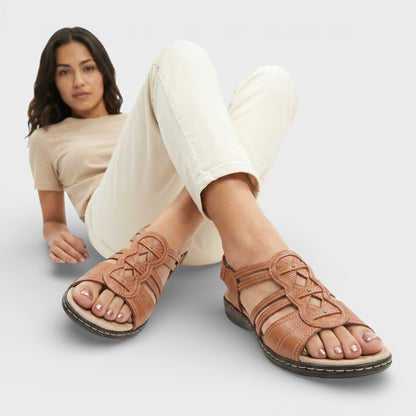 Sandalias Planas Mujer Comodas Ajuste Ergonómico