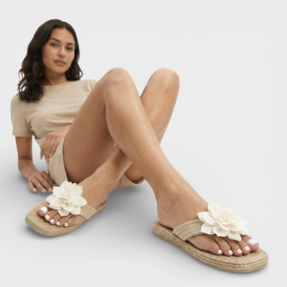 Sandalias Plataforma Mujer Estampado Floral