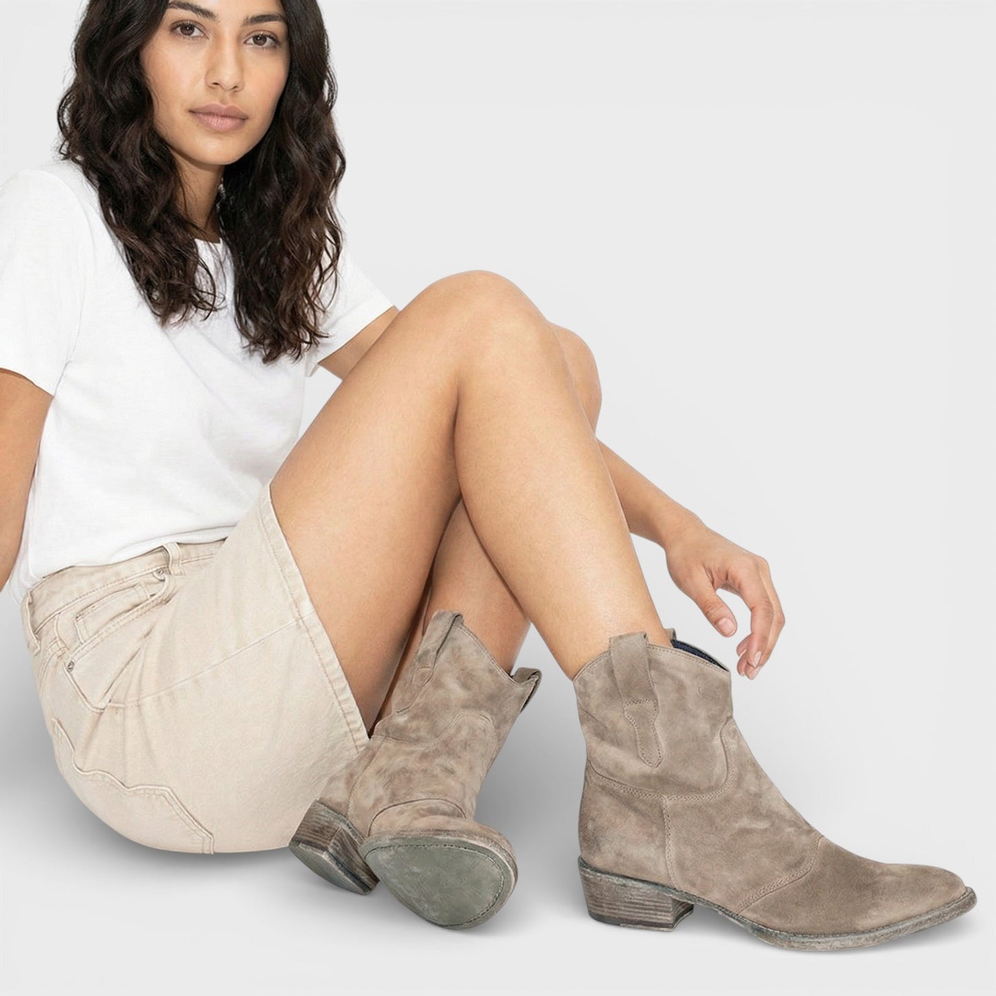 Botines Cowboy Vintage Mujer