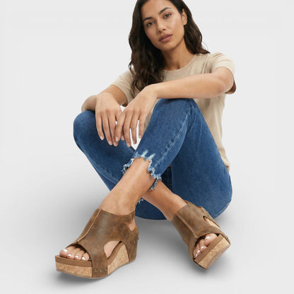 Sandalias Cuña Mujer Plataforma Comodas