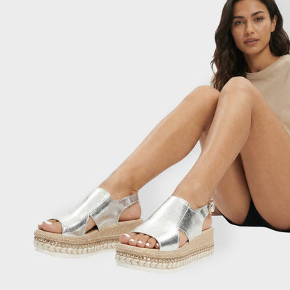 Sandalias Mujer Cuña Comodas
