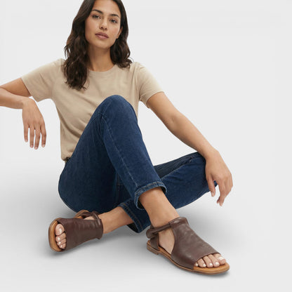 Sandalias Mujer Planas Estilo Retro