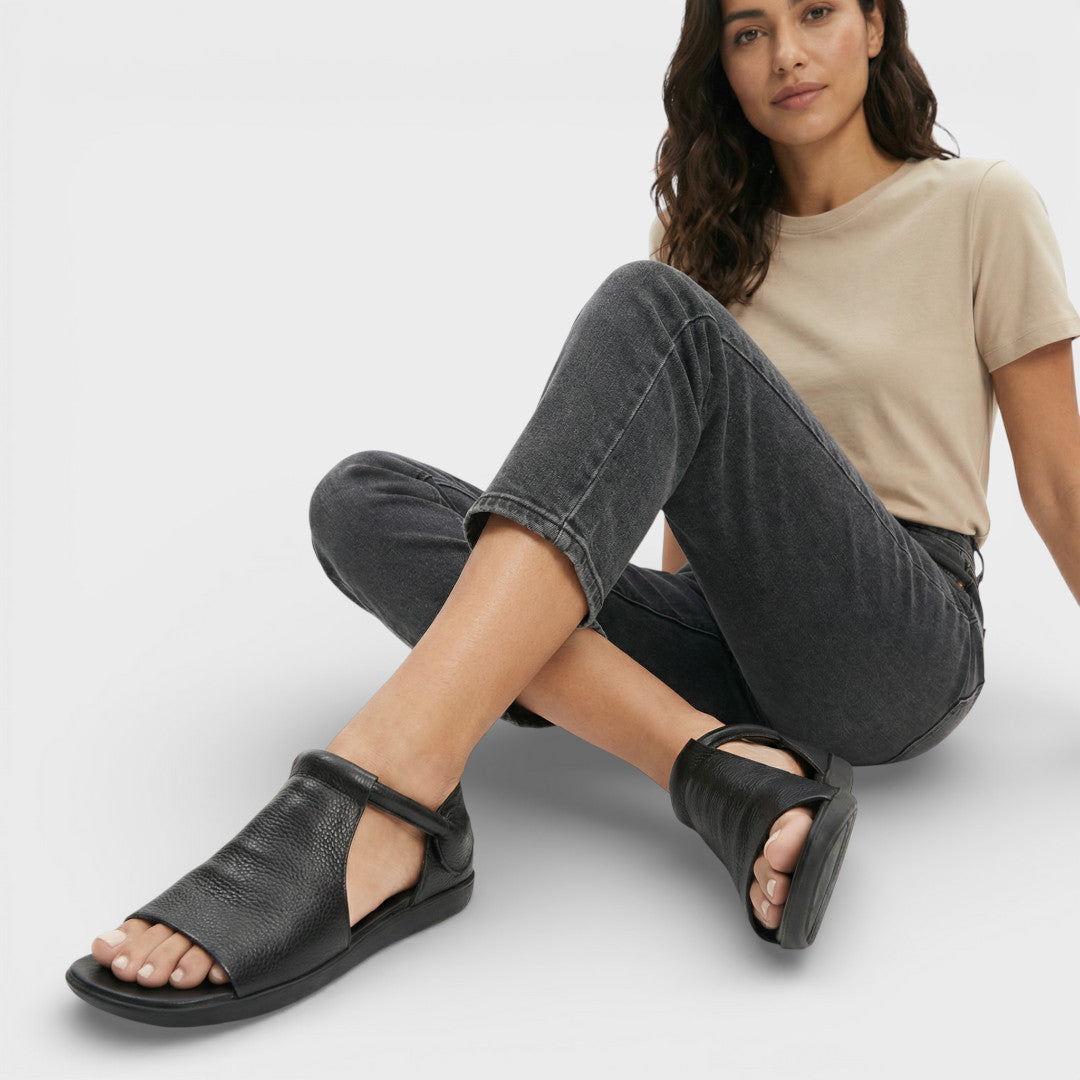 Sandalias Mujer Planas Estilo Retro
