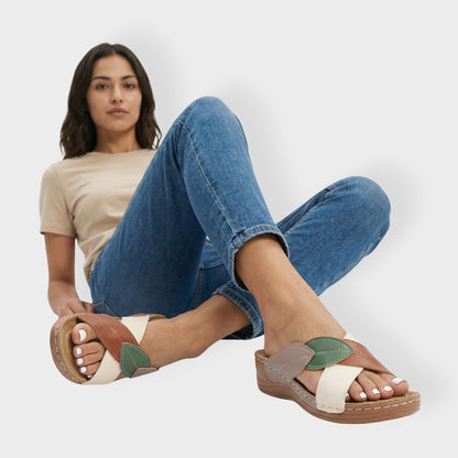 Sandalias Cuña Mujer Antideslizantes Elegantes