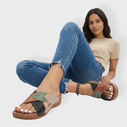 Sandalias Cuña Mujer Antideslizantes Elegantes