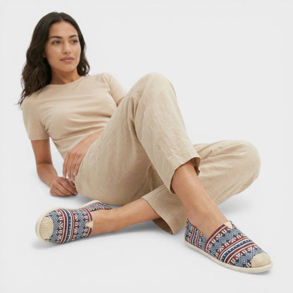 Alpargatas Mujer Slip On Estilo Bohemio