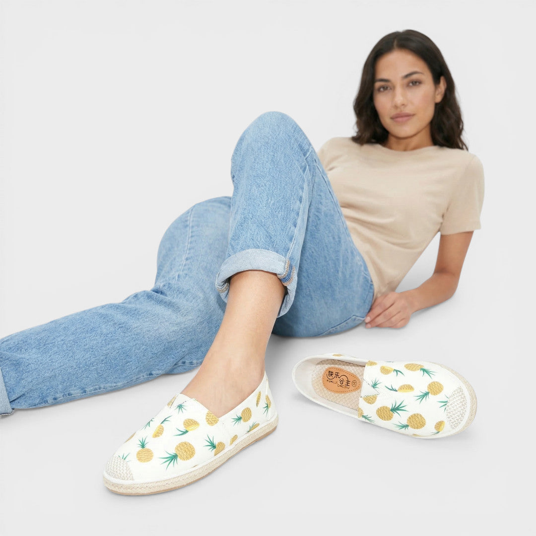 Alpargatas Mujer Slip On Estilo Bohemio