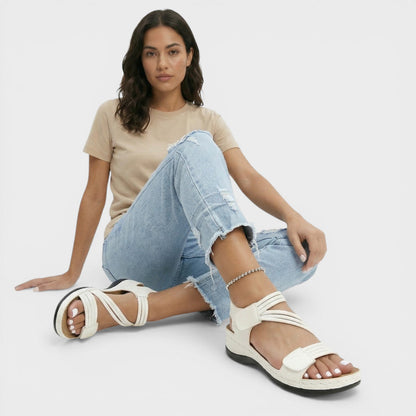 Sandalias Cuña Mujer Suela Gruesa Confort