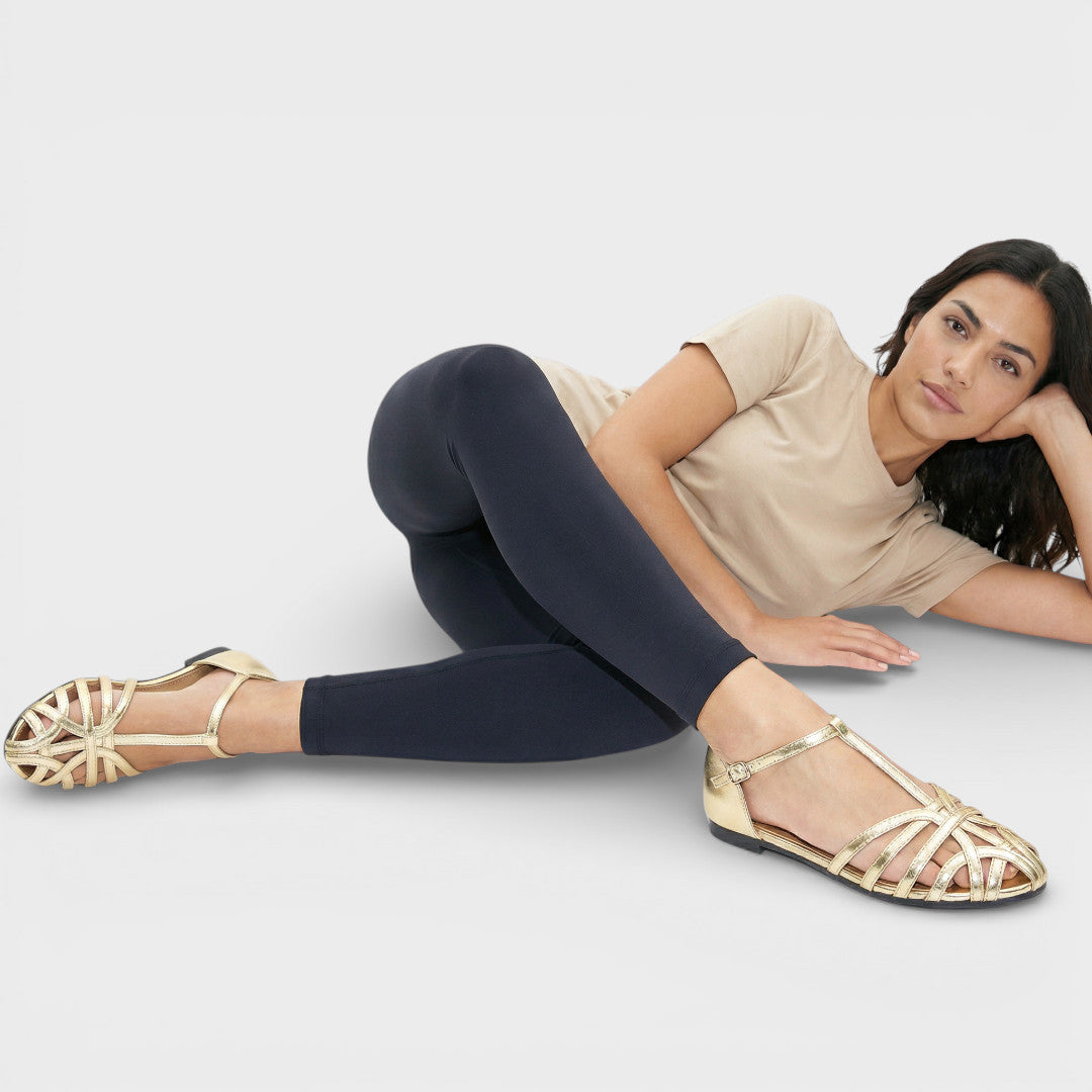 Sandalias Planas Mujer Tiras Cruzadas