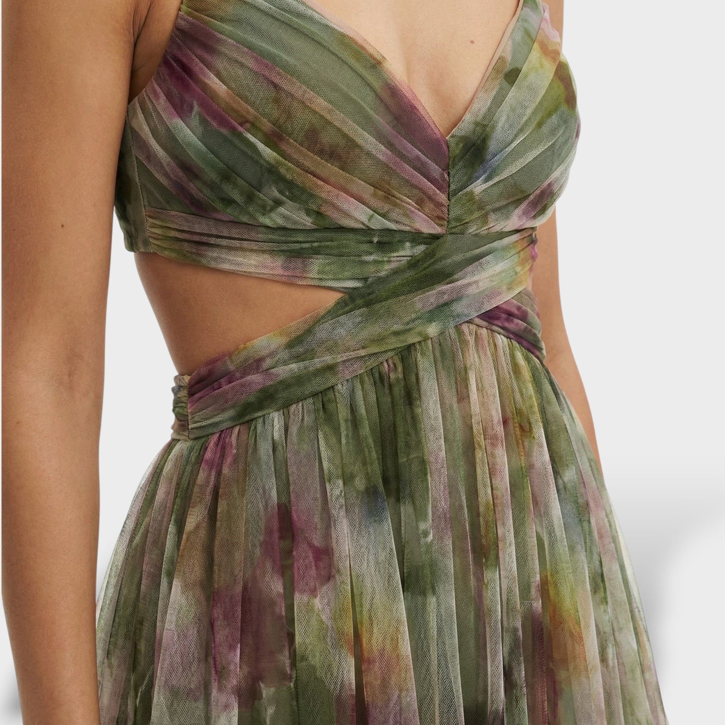 Vestido Largo Floral Fiesta Tirantes