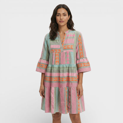 Vestido Mujer Estampado Fluido Estilo Boho - Mavetta