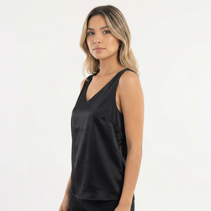 Blusa Mujer Cuello en V Ajuste Clásico