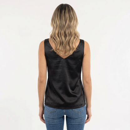 Blusa Mujer Cuello en V Ajuste Clásico